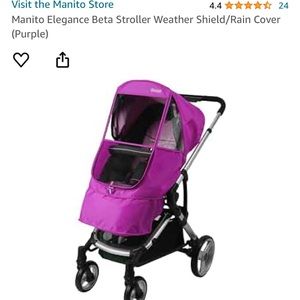 Stroller weather shield